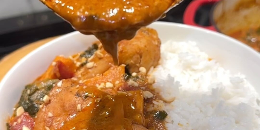 Peanut Stew with Chicken (Maafe)